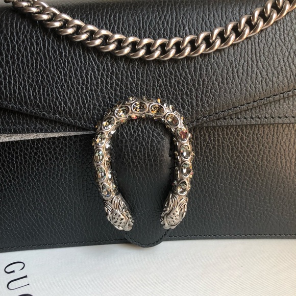 Gucci Dionysus Small in Black leather - Picture 2 of 8